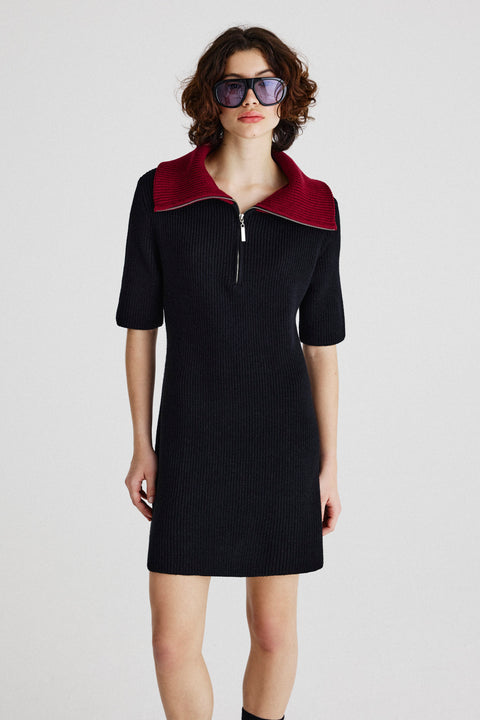 Vestido Curto Tricot Gammba + Isis