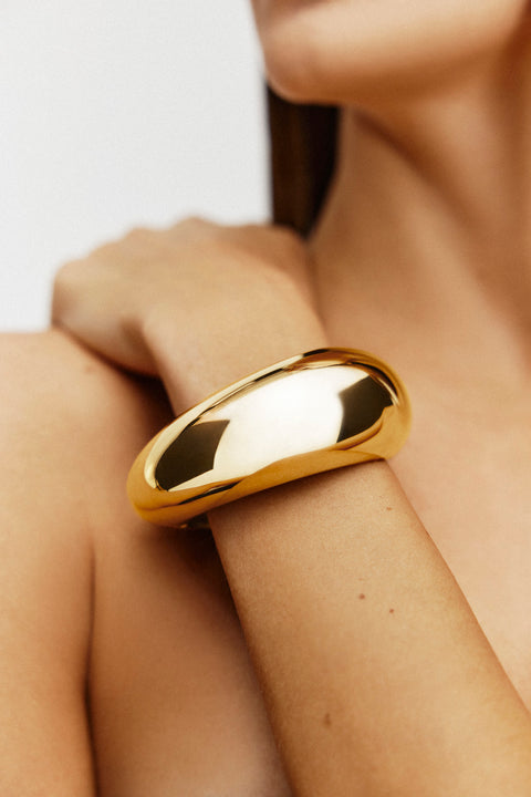 Bracelete Onda ouro
