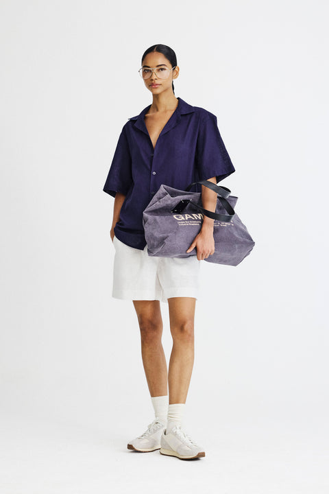 Camisa Gola Havaiana Manga Curta Fem