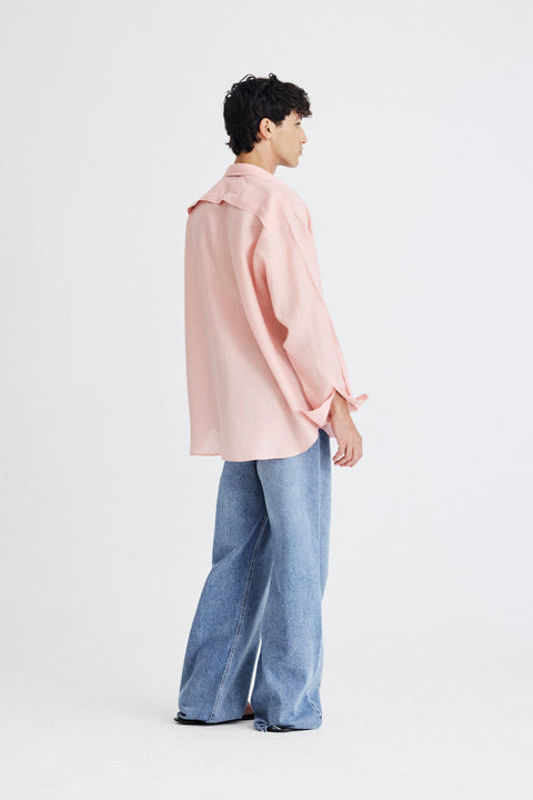 Camisa Oversized Linho Puro Masc