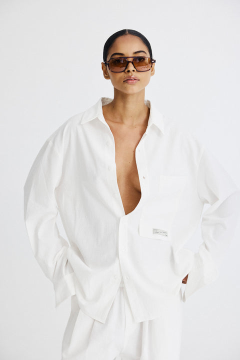 Camisa Oversized Noar Algodão Fem