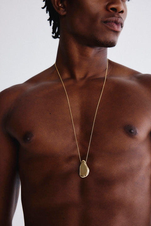 Colar Pingente Orgânico Masc