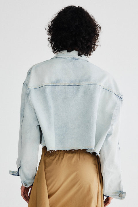Jaqueta Oversized Jeans a Fio