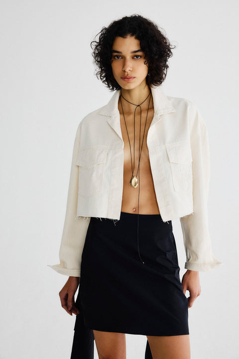 Jaqueta Oversized a Fio