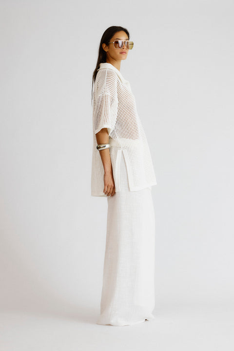 Polo Tricot Telado offwhite