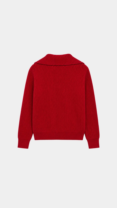 Casaco Tricot Zíper