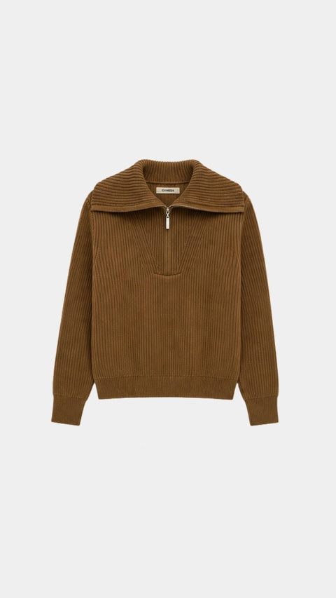 Casaco Tricot Zíper
