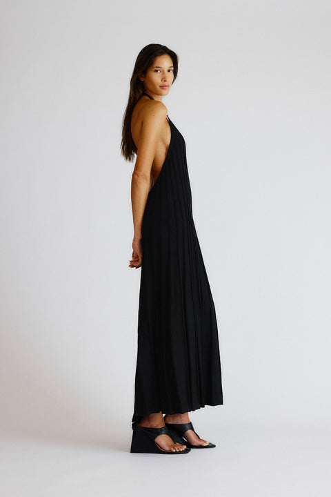 Vestido-Plissado-Tricot-gammba-frente-preto