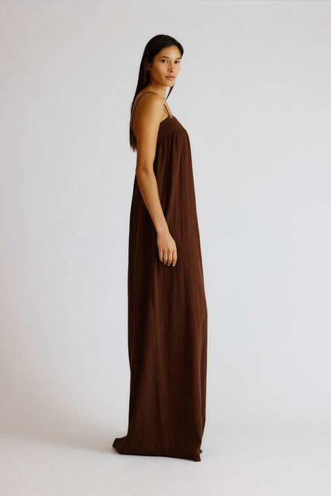 Vestido Longo Algodão Gaze