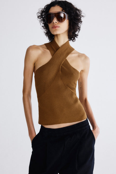 Top Liva Cruzado Tricot