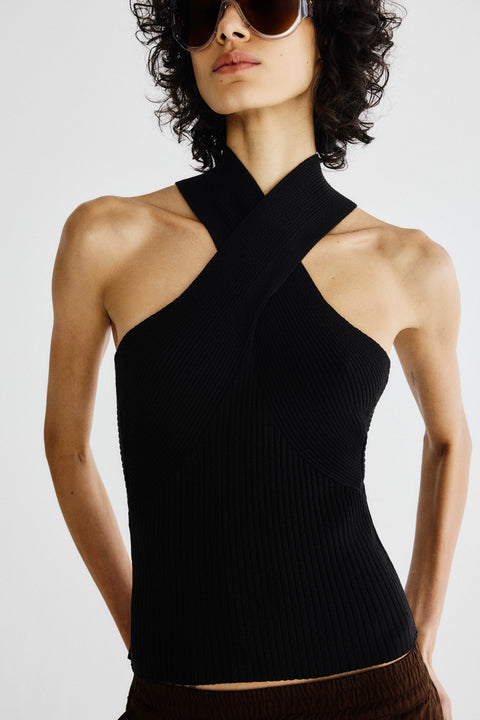Top Liva Cruzado Tricot