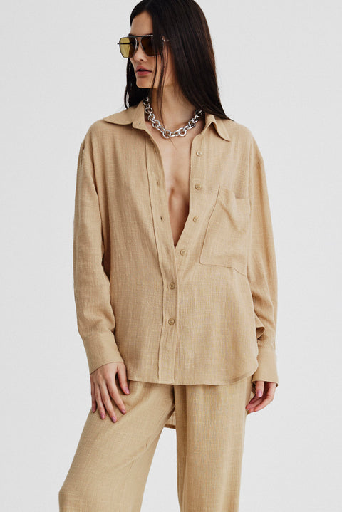 camisa_alfaiataria_clássica_tecido_leve_algodão_rustico_mullet_comprida_conforto_algodao_viscose_nacional