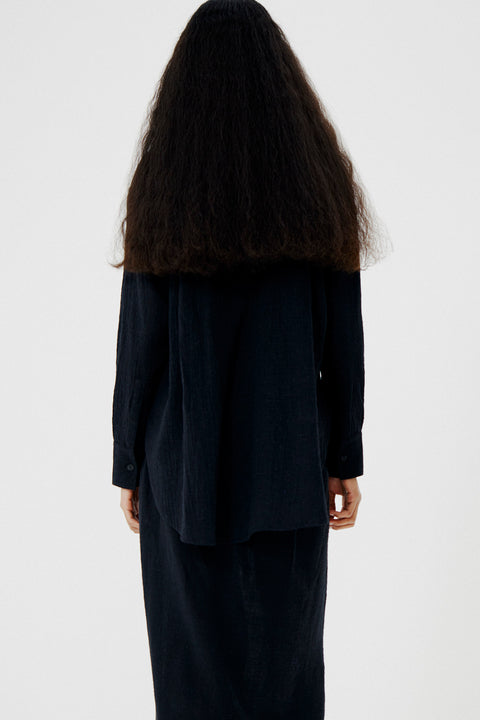 camisa_alfaiataria_clássica_tecido_leve_algodão_rustico_mullet_comprida_conforto_algodao_viscose_nacional