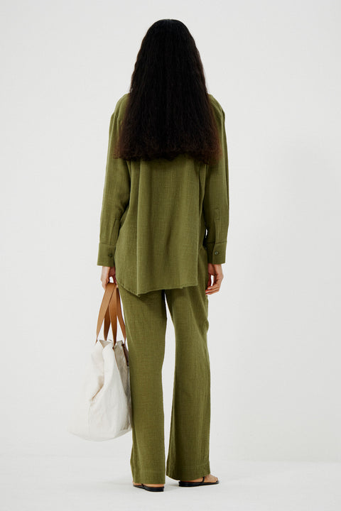 camisa_alfaiataria_clássica_tecido_leve_algodão_rustico_mullet_comprida_conforto_algodao_viscose_nacional