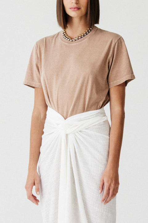 Camiseta Básica Estonada Fem
