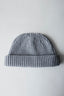 gorro tricot tricô cinza off white unissex gammba touca detalhe 