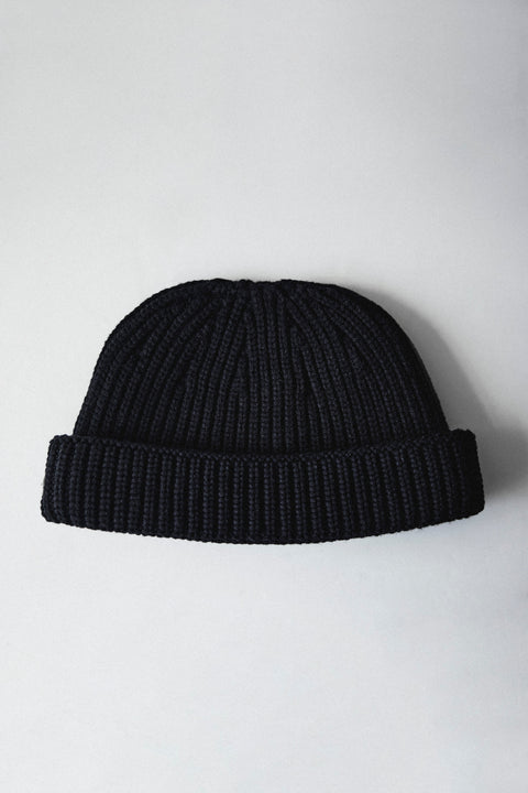 gorro tricot tricô preto unissex gammba touca detalhe 