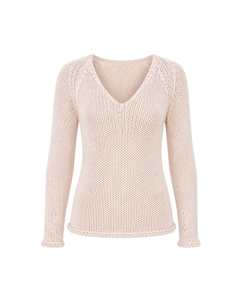 Casaco Tricot Ponto Aberto