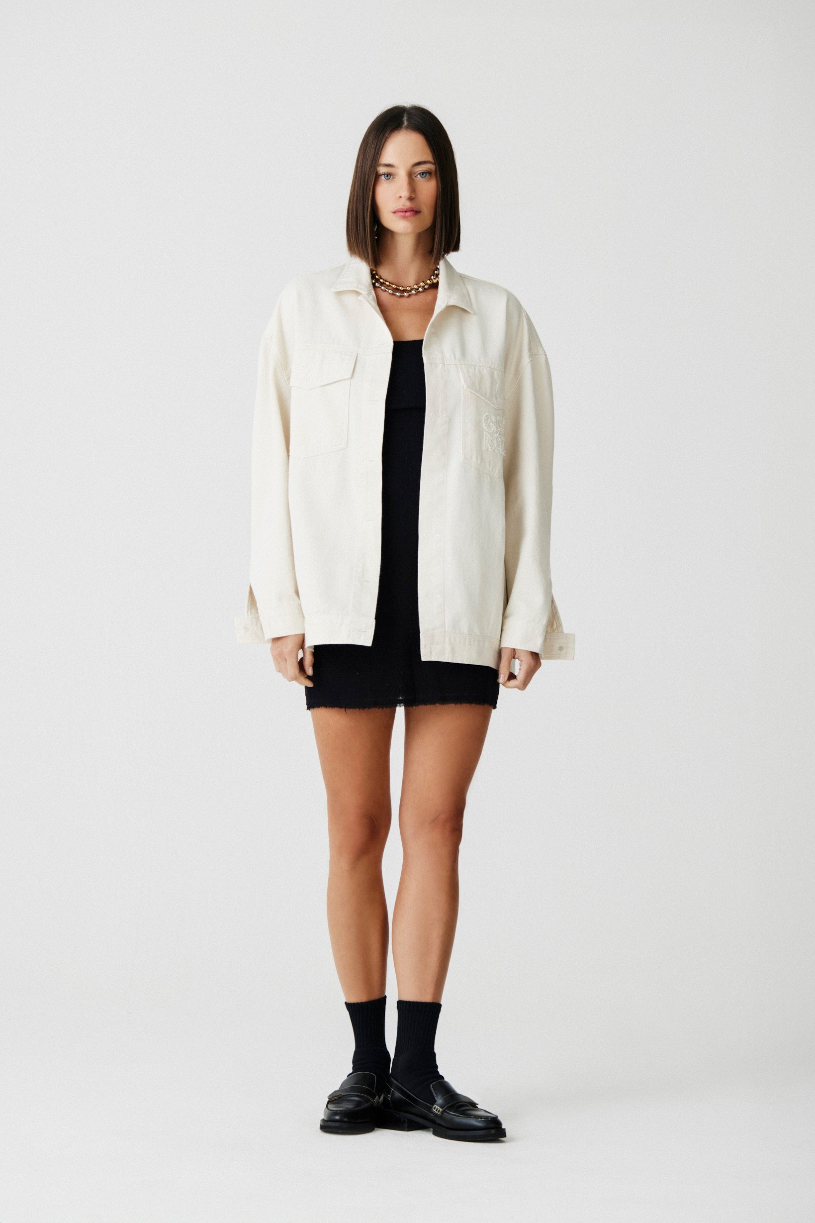 Jaqueta Off White Feminina Gammba – GAMMBA