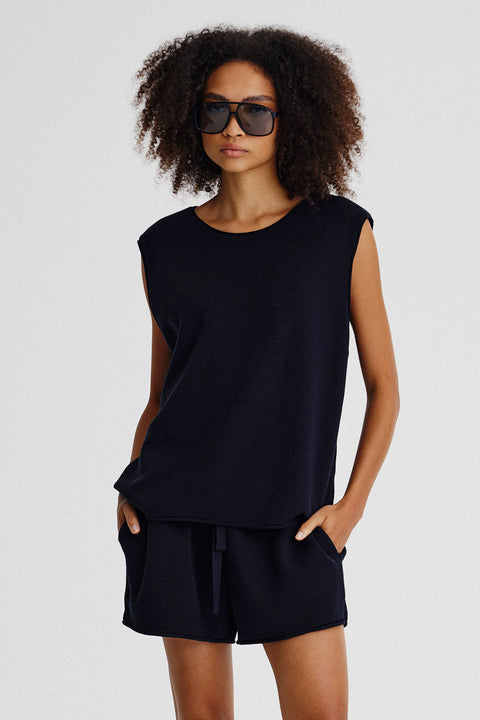 Short Tricot Algodão Fem