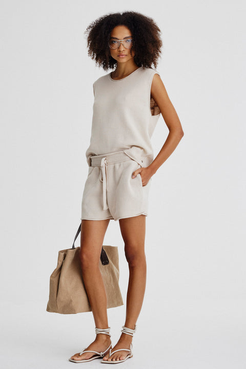 Short Tricot Algodão Fem