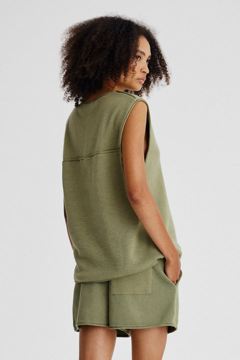 Regata Machão Tricot Algodão Fem