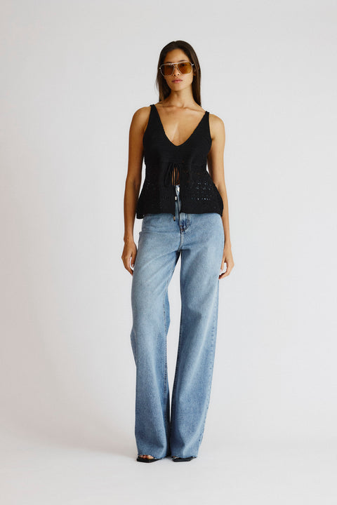 top-bata-gammba-vazada-tricot-preto