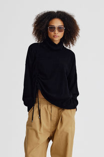Pull Tricot Gola Canaleta Fem